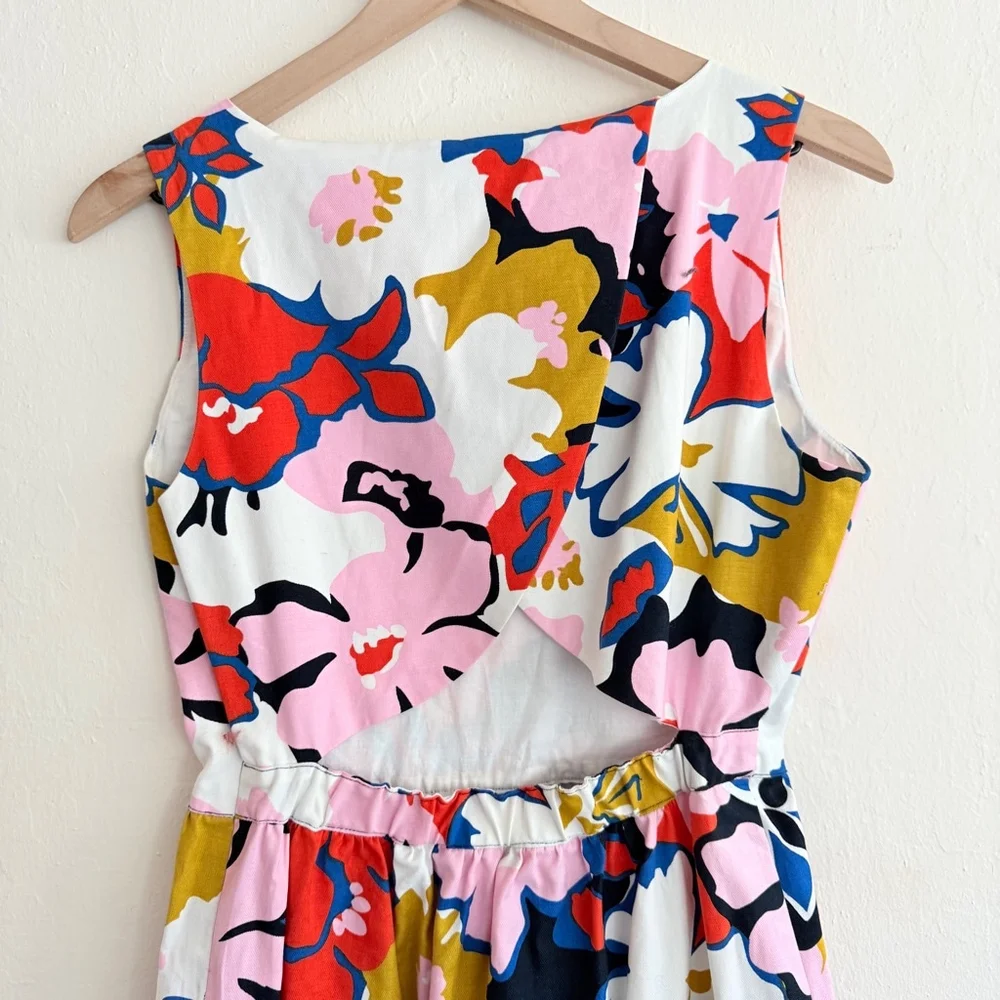 Whit Two Women's Multicolor Floral Sleeveless Dress Size 6 - Picture 5 of 7